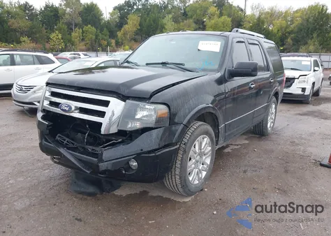 2013 Ford Expedition Limited z USA, uszkodzony, nr VIN 1FMJU2A59DEF43818